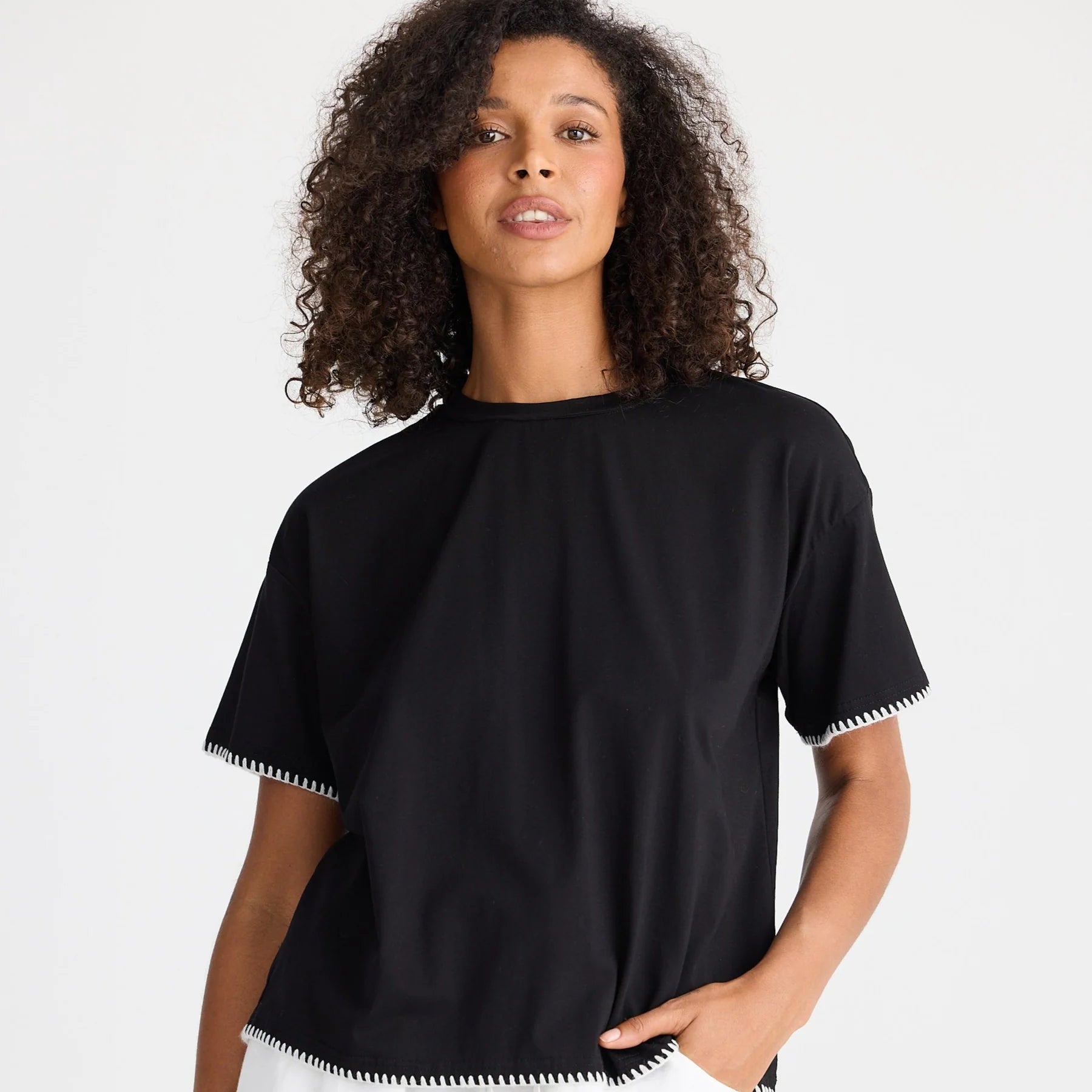 Sicily Tee by The Shanty - Black