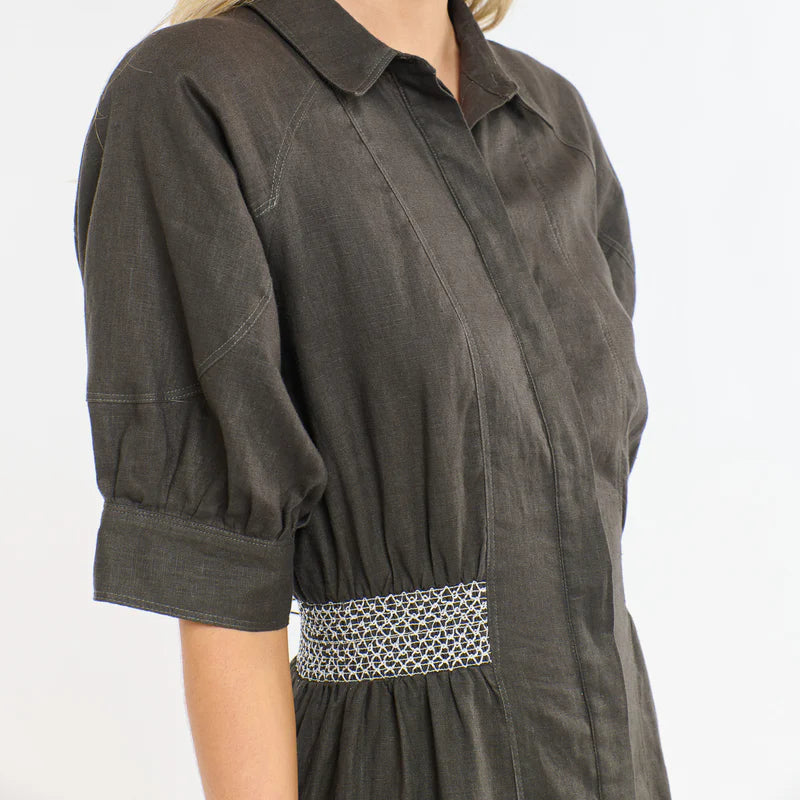 Peggy dress by 365 Days - Carob