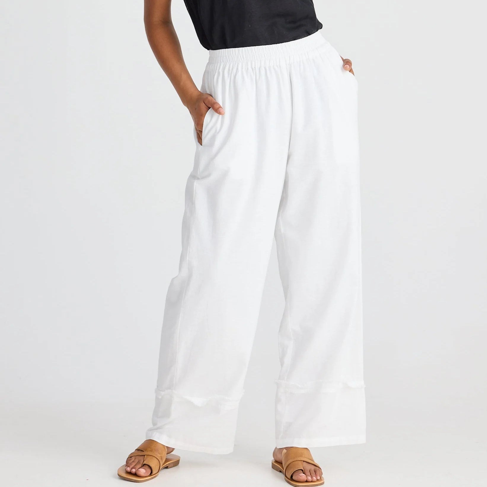 Sienna Pant by The Shanty - White