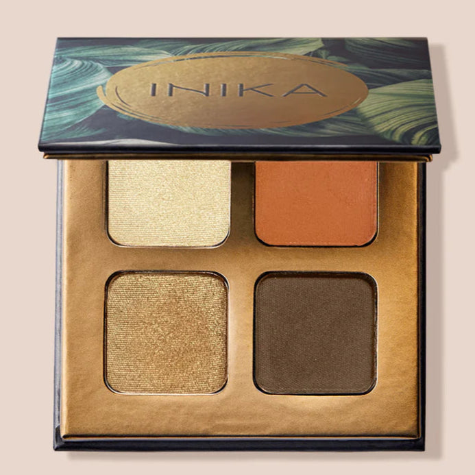 Quad eyeshadow palette by Inika Organic - Sunset