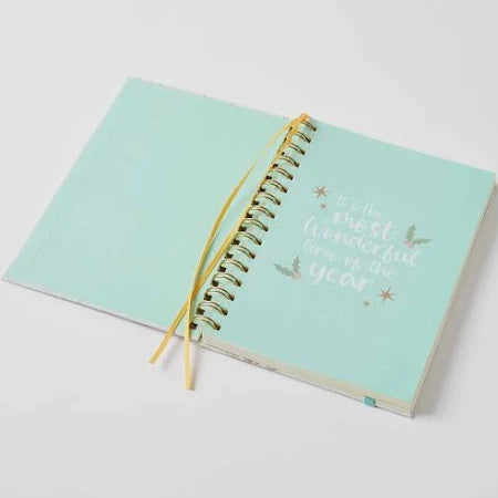 A5 Christmas Organiser by Pilbeam Living - Christmas Swirl