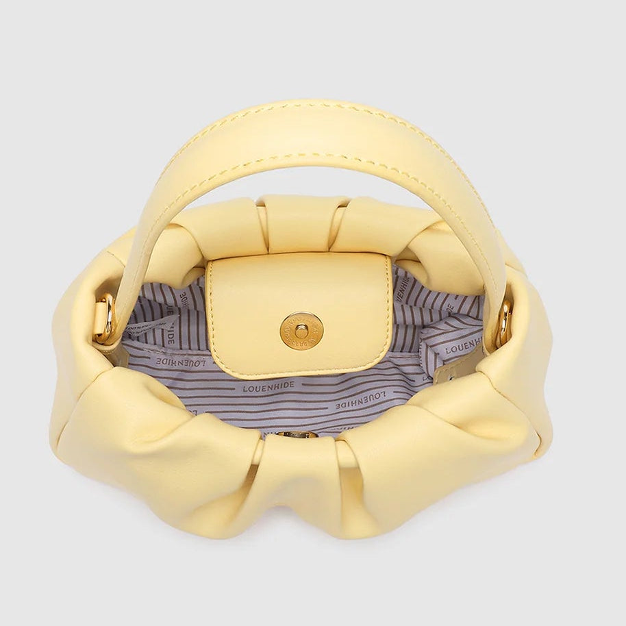 Uma Handbag - Butter Yellow by Louenhide