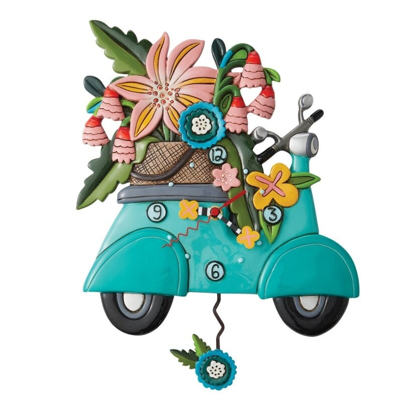 Scoot In Through Life Clock by Allen Designs