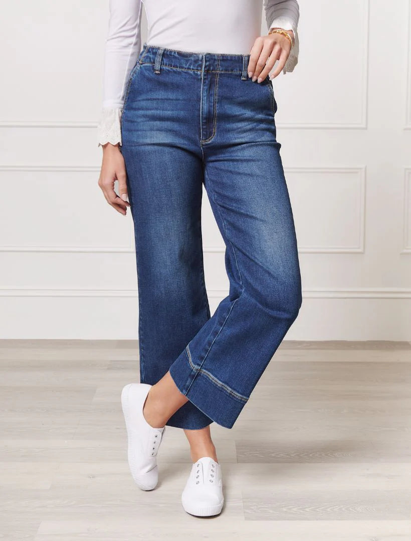 Wanda Denim Pants by Zjoosh - Indigo
